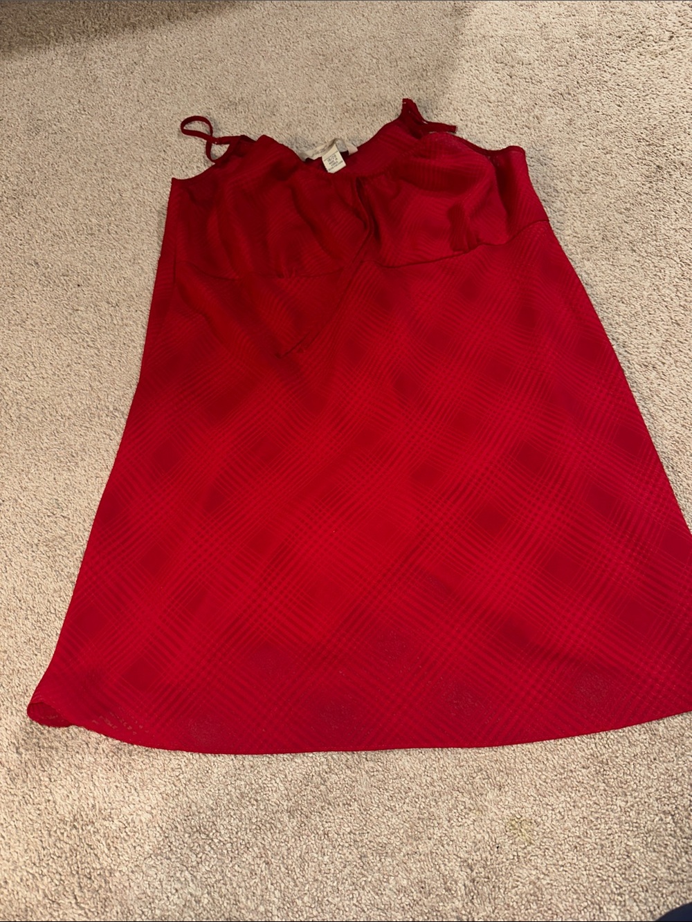 Lane Bryant Red Spaghetti-Strap Chemise